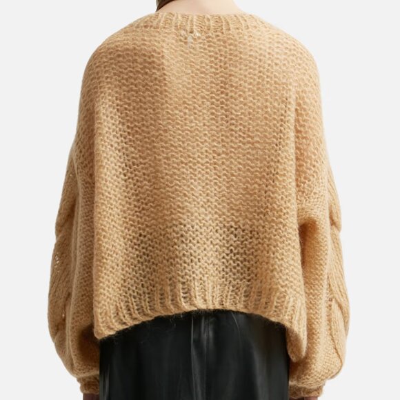 Loewe Light Beige Anagram Mohair Sweater - Picture 4 of 12